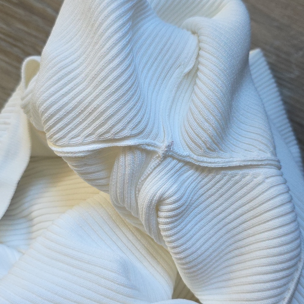 Zara White Ribbed Top - Picture 15 of 15